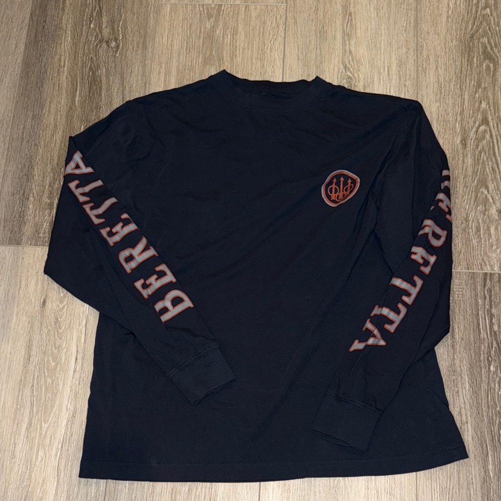 Beretta Navy Blue Long Sleeve Men's Tee